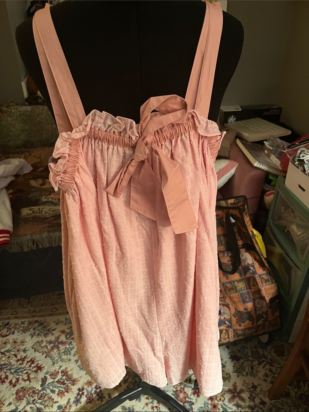 Women’s Pink Bow Romper